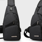 New shoulder bag men's charging bag sports men's usb chest bag outdoor diagonal package