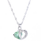 Lady Fashion Heart Pendant Necklace