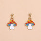 Cartoon Mushroom Dangle Earring Exquisite Fashion Drop Earrings For Women