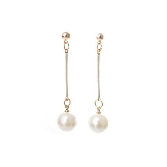 Imitation Pearl Pendant Dangle Fashion Drop Earrings Women Girls Ear Studs