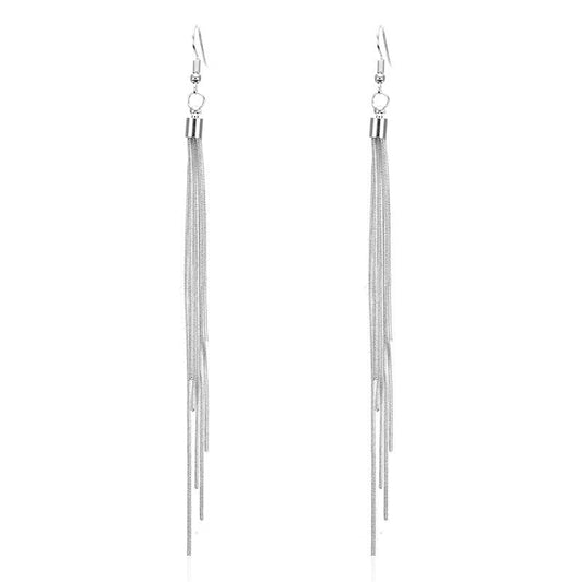 Layered Tassel Drop Ear Dangle Fashion Earrings for Women Party Jewelry Gift