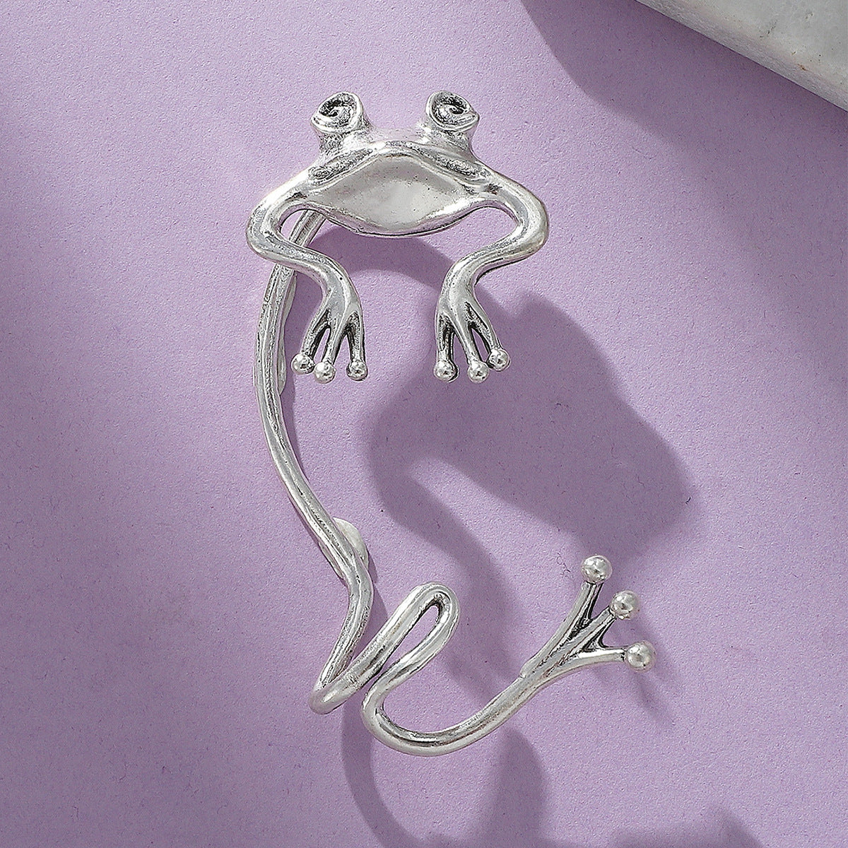 Fashion Metal Frog Without Hole Ear Clip