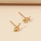 Pink Bee Stud Earrings Women Jewelry Mom Gift Everyday Wear Earrings