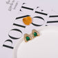 Green Crystal Ear Studs Earrings Cute Dangle Earrings Women Jewelry Gift for Her