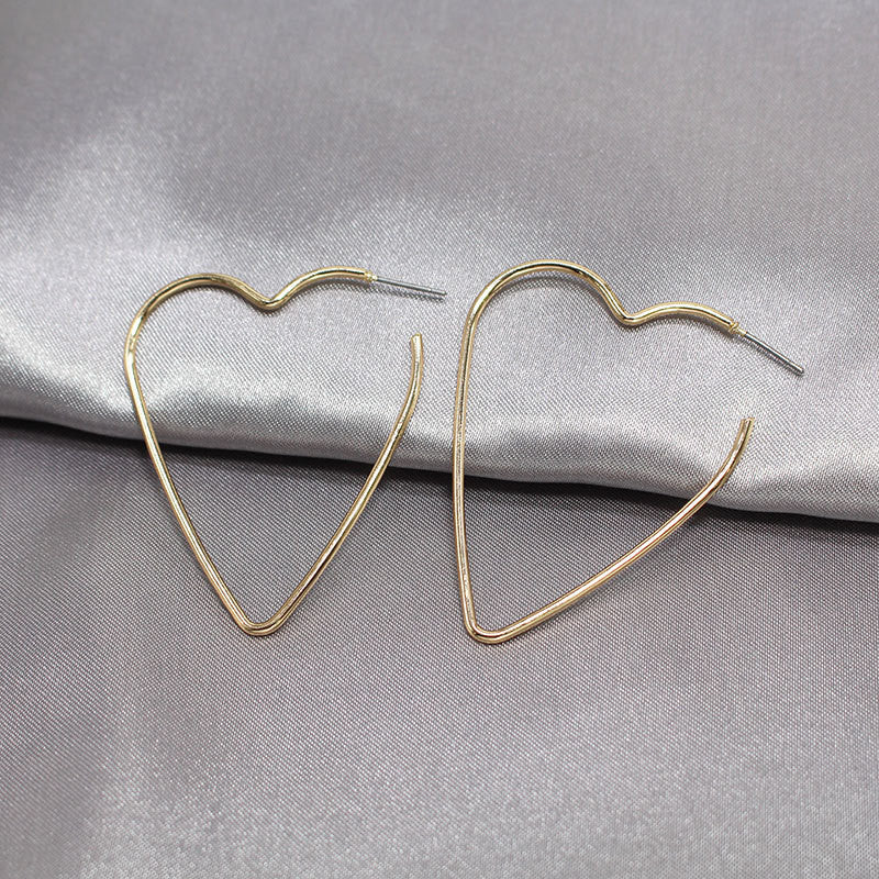 Heart Shape Drop Dangle Earrings Women Jewelry Gift for Her Accessories