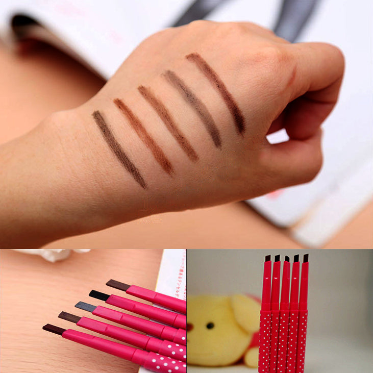 Auto-rotating Square Machete Eyebrow Pencil Set