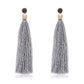 Long Tassel Detail Dangle Fashion Earrings for Women Stylish Party Jewelry Gift