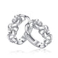 1Pair Flowers Hoop Earrings Women Jewelry Mom Gift Everyday Wear Earrings