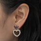 Heart-shaped Gift Earrings Dangle Women Fashion Jewelry Jewellery