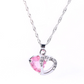 Lady Fashion Heart Pendant Necklace