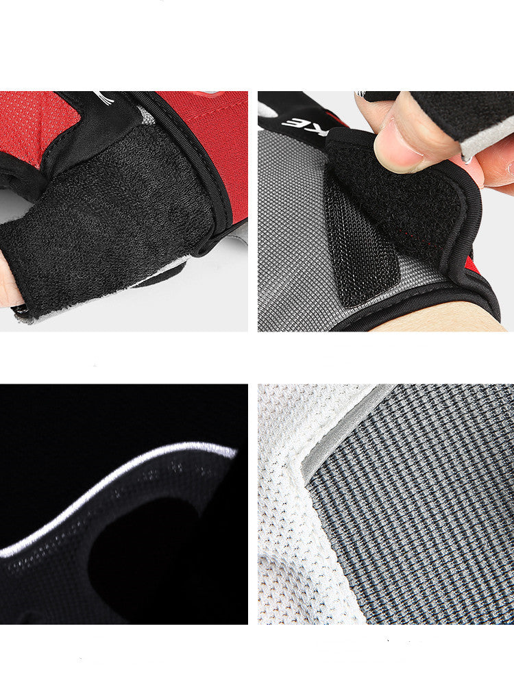 Sports comfortable fitness short finger gloves