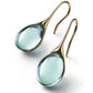 Four Color Inlaid Opal Earrings European And American Ladies Fashion Earrings