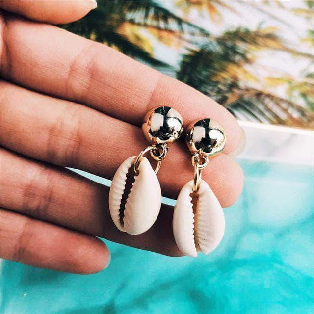 Sea Shell Jewelry Fashion Dangle Earrings for Girls Party Birthday Gift