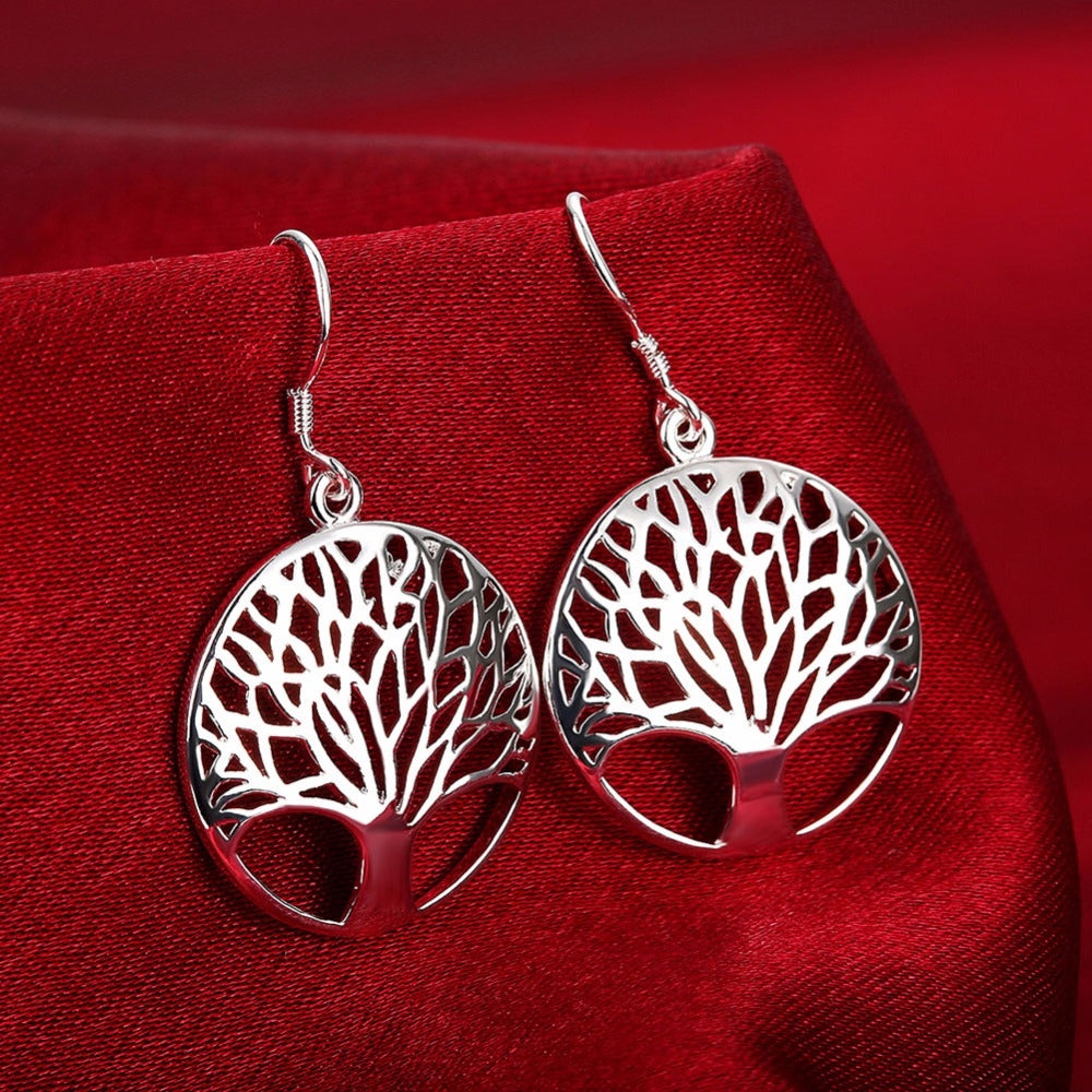 Tree Pendant Jewelry Fashion Dangle Earrings for Girls Party Birthday Gift