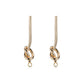 Knot Earrings Dangle Gift for Her Jewelry Accessories Girls Fashion Accessory