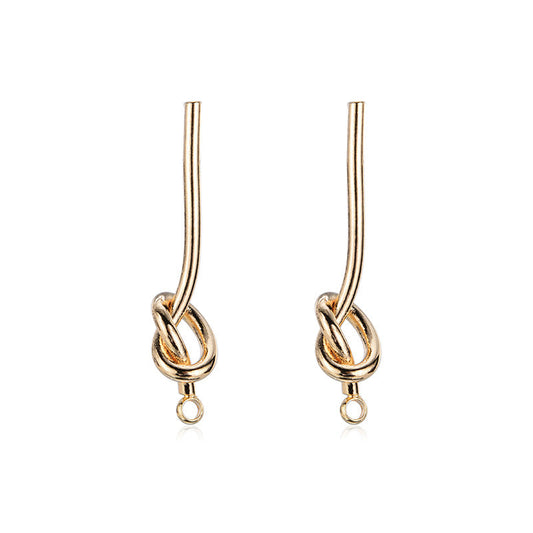 Knot Earrings Dangle Gift for Her Jewelry Accessories Girls Fashion Accessory