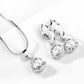 Water Drop Necklace Earring Set