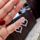 Heart Pendant Jewelry Fashion Dangle Earrings for Girls Party Birthday Gift