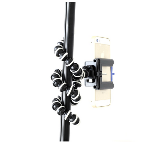 Compatible with Apple, Large Octopus Flexible Tripod Stand Gorillapod for Phone Telefon Mobile Phone Smartphone Dslr and Camera Table Desk Mini Tripod