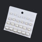 12pairs 4 Sizes Pearl Style Stud Earrings for Women Girls Fashion Earrings