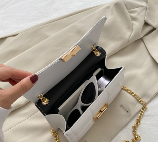 Chain bag embroidery thread messenger bag