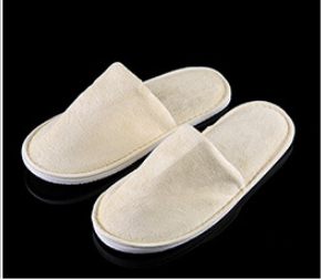 Non-disposable Fleece-like Padded Hospitality Slippers