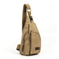 Casual Men Chest Pack Canvas Crossbody Bags for Men Shoulder Handbag