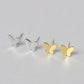 Ladies Butterfly Silver Earrings