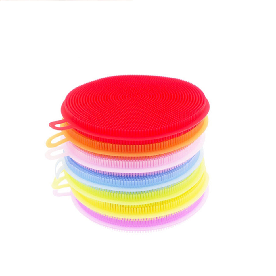 Silicone dishwashing sponge