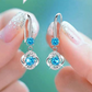 Stud Earrings Four-leaf Clover Personality Super Fairy Ear Hooks