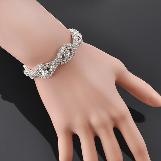 Crystal Bracelet Flash Diamond Bracelet Women's Simple Bracelet