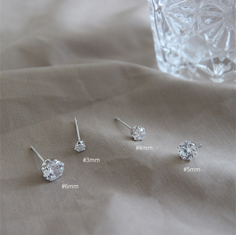 S925 Sterling Silver Stud Earrings