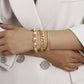 Creative Chain Inlaid Pearl Temperament Bracelet