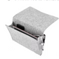 Bed Storage Bag with Pocket Felt Bedside Hanger Table Sofa Bedroom Mattress Bedside Anti-slip Organizer Holders