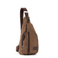 Casual Men Chest Pack Canvas Crossbody Bags for Men Shoulder Handbag