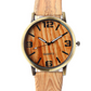 Wood Grain  Style Wrist Watch
