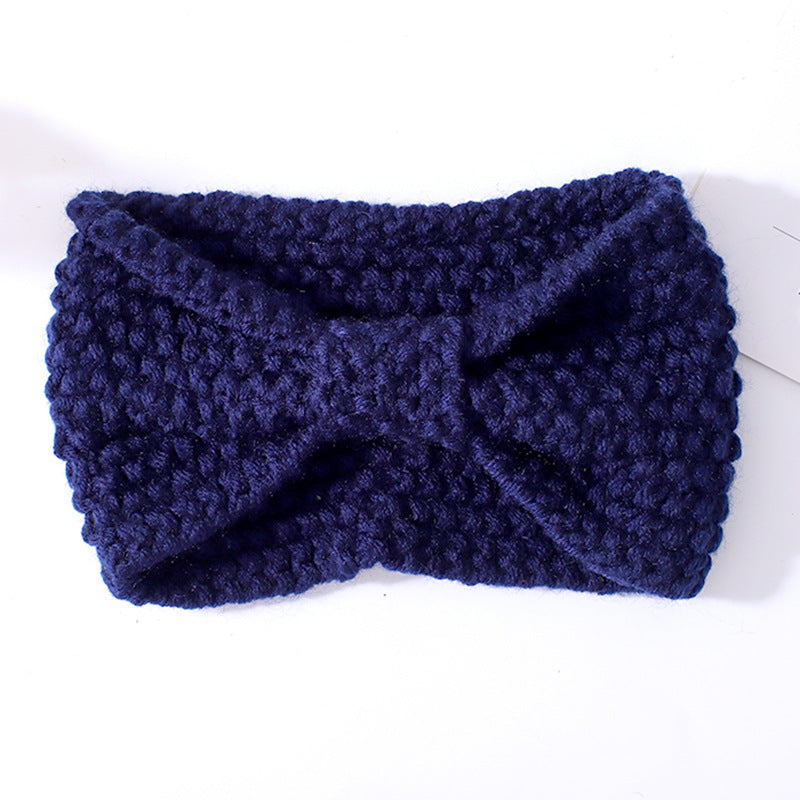 Corn Kernels Bowknot Knitted Wool Headband Movement