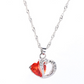 Lady Fashion Heart Pendant Necklace