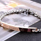 His Queen Her King Black Rose Gold Color Women's Male Chain Crystal Couple Bracelet