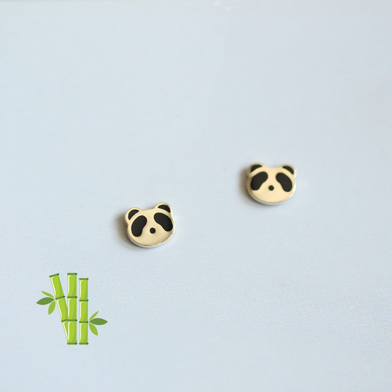 Panda Stud Earrings for Women Girls Fashion Earrings Piercing Jewelry