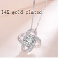 925 Sterling Silver Necklace For Women Forever Heart AAA Zircon Mosaic Necklaces & Pendants Gift
