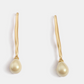 Simple pearl earrings