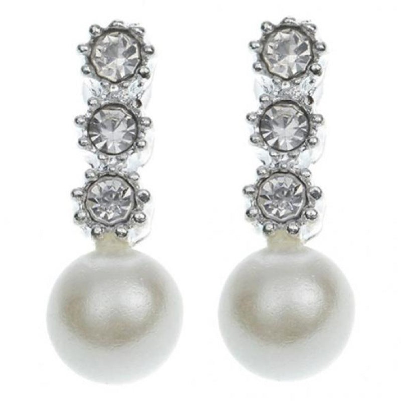 Cute Faux Pearl Studs  Fashion Earrings for Women Party Jewelry Gift