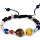 Universe Galaxy Eight Planets Solar System Guardian Star Natural Stone Beads Bracelet