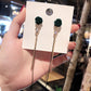 Long Chain Hanging Earrings For Women Crystal Big Dangle Earring