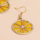 Lemon Slices Jewelry Fashion Dangle Earrings for Girls Party Birthday Gift