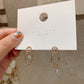 925 Sterling Silver Earrings Pearl Long Earrings