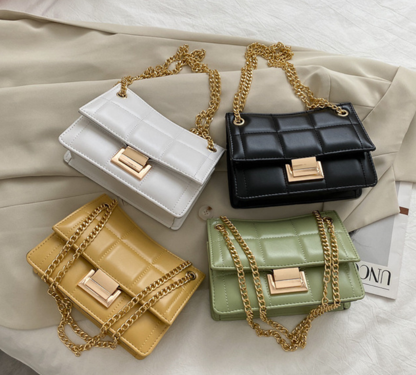 Chain bag embroidery thread messenger bag