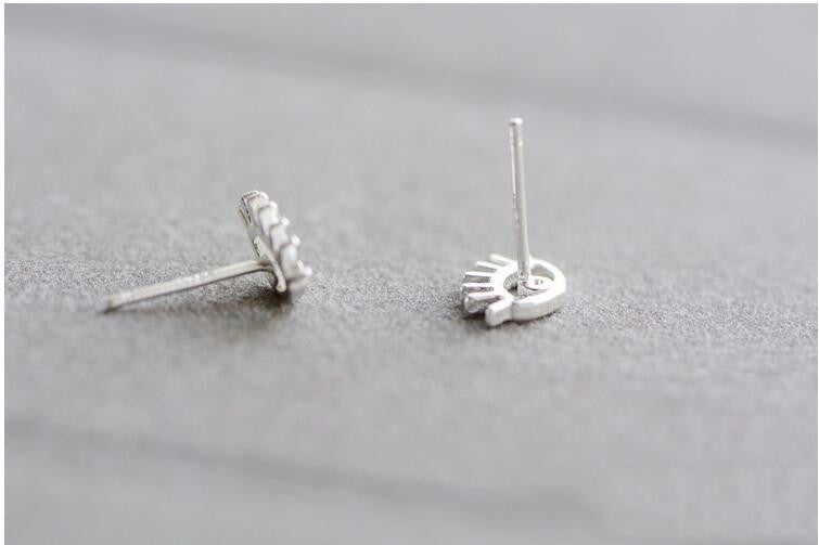 Mini Eyes Stud Earrings Women Charm Stud Jewelry Birthday Holiday Gifts