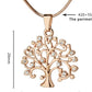 54MM Big Tree Of Life Pendant Necklaces Drilling CZ Zircon Multi Layers Chains Long Necklace Jewelry Gifts For Her